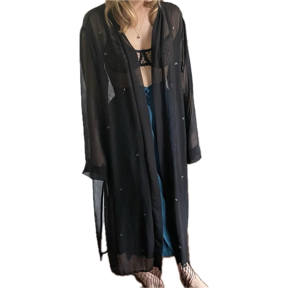 Vintage Slip Duster Kimono Cardigan